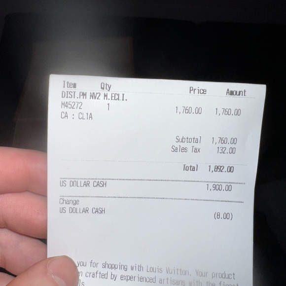 Louis Vuitton District Messenger Handbag Monogram Eclipse Canvas PM - Picture 7 of 9